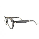 Frank Lo Owen 68-68 schwarze Brille, limitierte Auflage 2/4