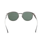 Leisure Society Corsair black 12k silver polarized green lenses