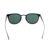 Leisure Society Geiger 12k blue smoke/antique silver polarized green lenses