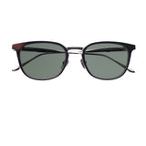 Leisure Society Dorian Gray12k silver polarized green lenses