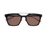 Leisure Society Thorsen LX Navy/24k gold polarized brown lenses