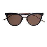 Leisure Society Vittoria 12k black/18k gold polarized brown lenses