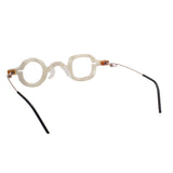 Design shower 238bm white rose gold arms