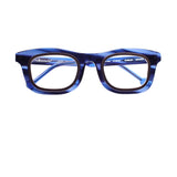 LA Eyeworks Rambler 1027467m Badass Blue w/ Brown Matte Insert