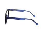 LA Eyeworks Rambler 1027467m Badass Blue w/ Brown Matte Insert