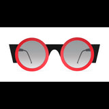 Nina Mur Nathalie black soft a74 raspberry red