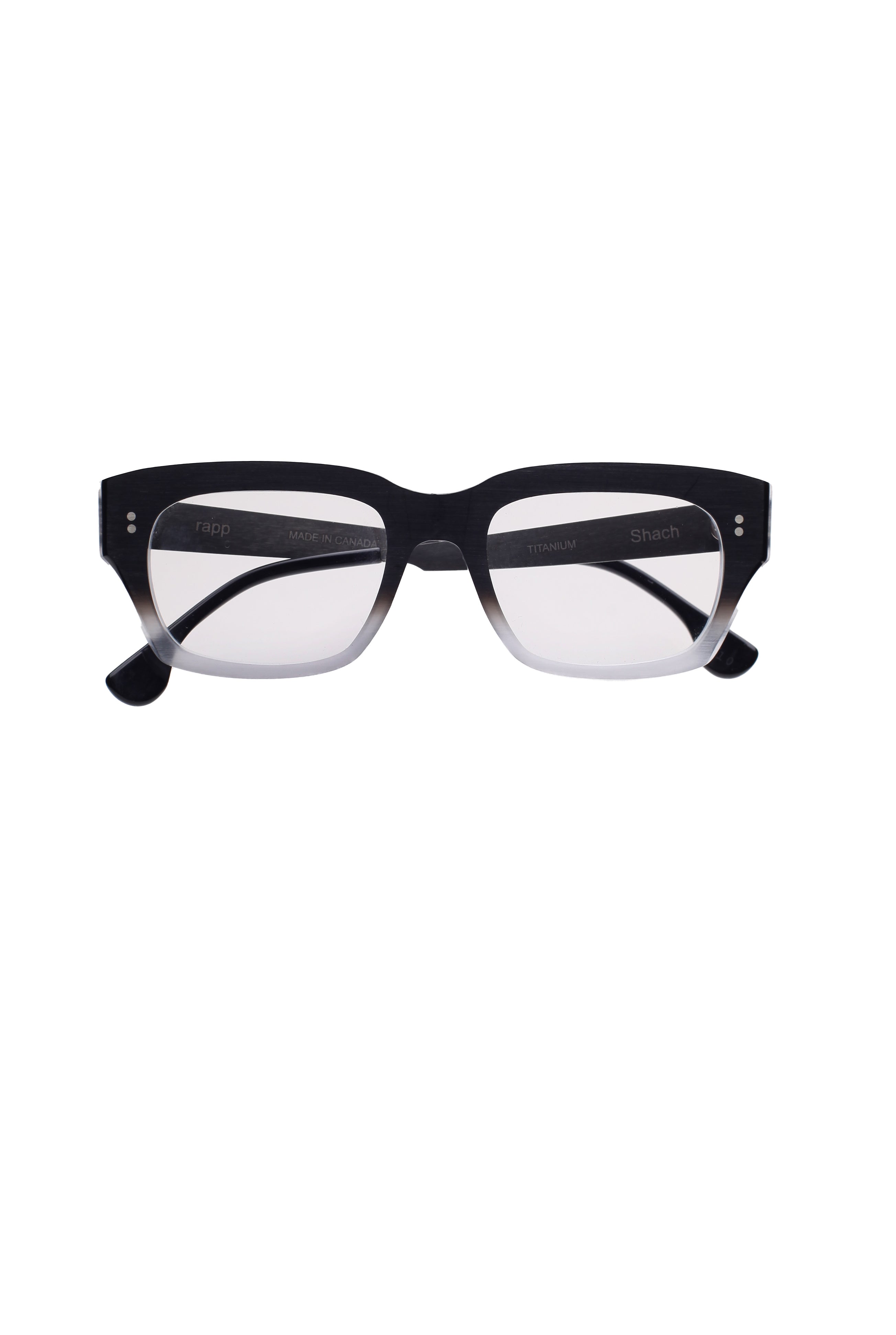 Crystal Rapp Rapp Shach blk crystal grad blk arms – Occhiali Artigianali di Design ...