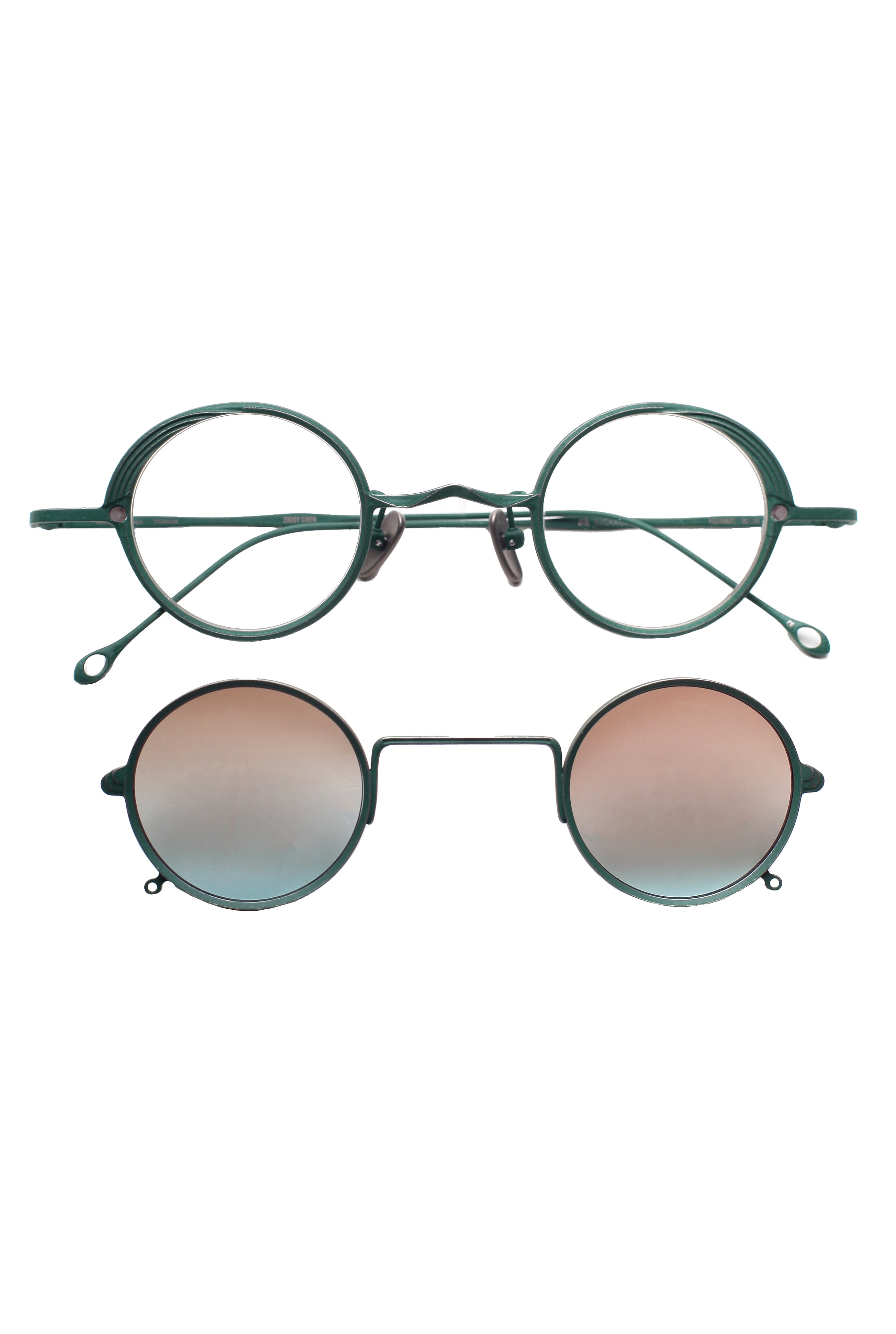 Rigards RG 1008 Ziggy Chen dark green clip green Front