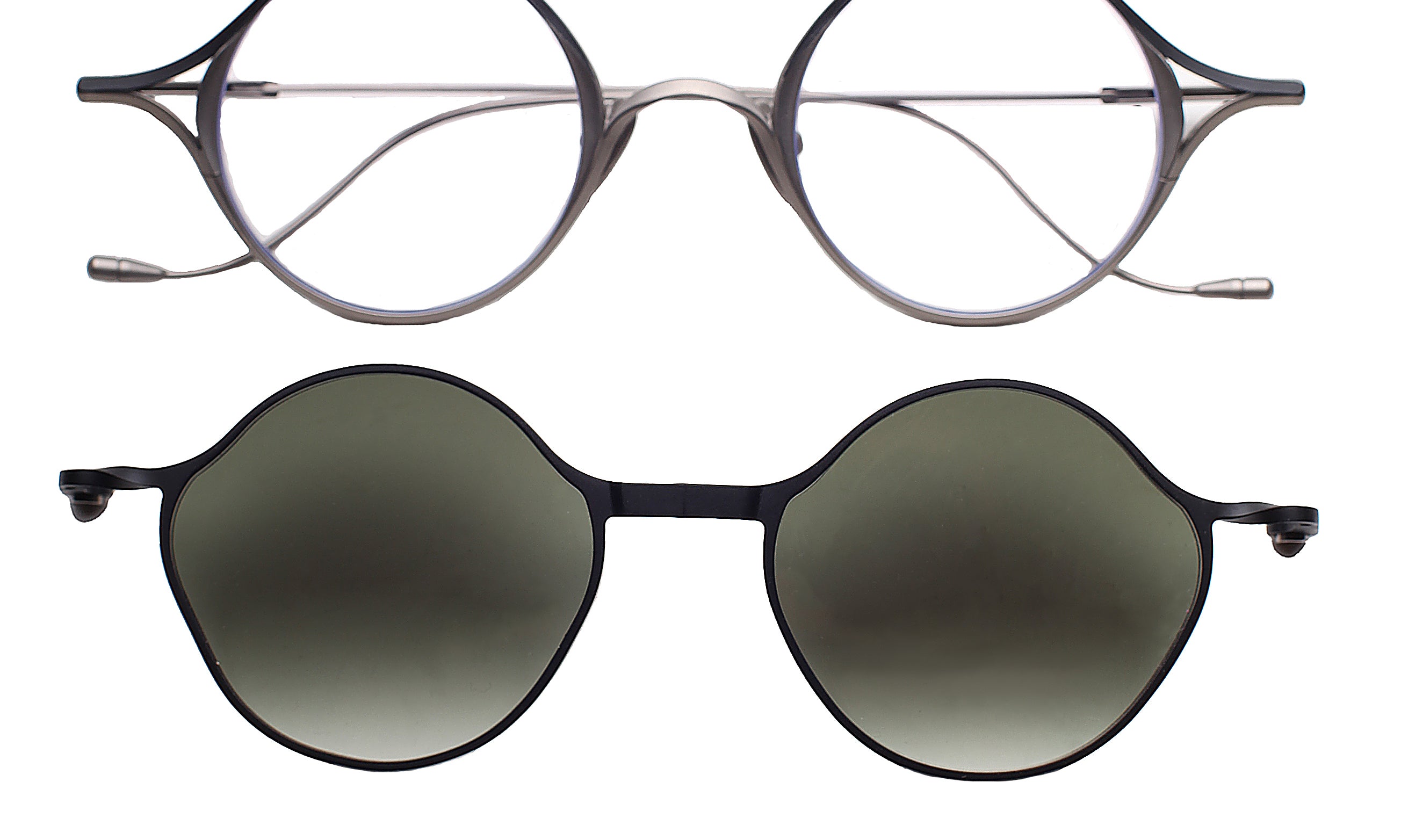 Rigards Rg 1022 The Viridi Anne titanium e black Front